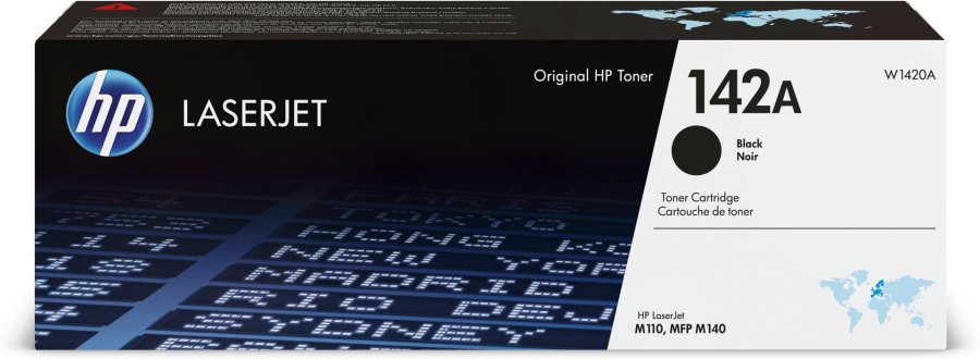 HP 142A Original LaserJet-tonerpatron, sort #1