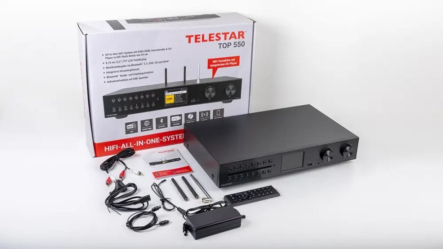 Telestar 5700550 radio Internet Digital Sort, Metallic #4