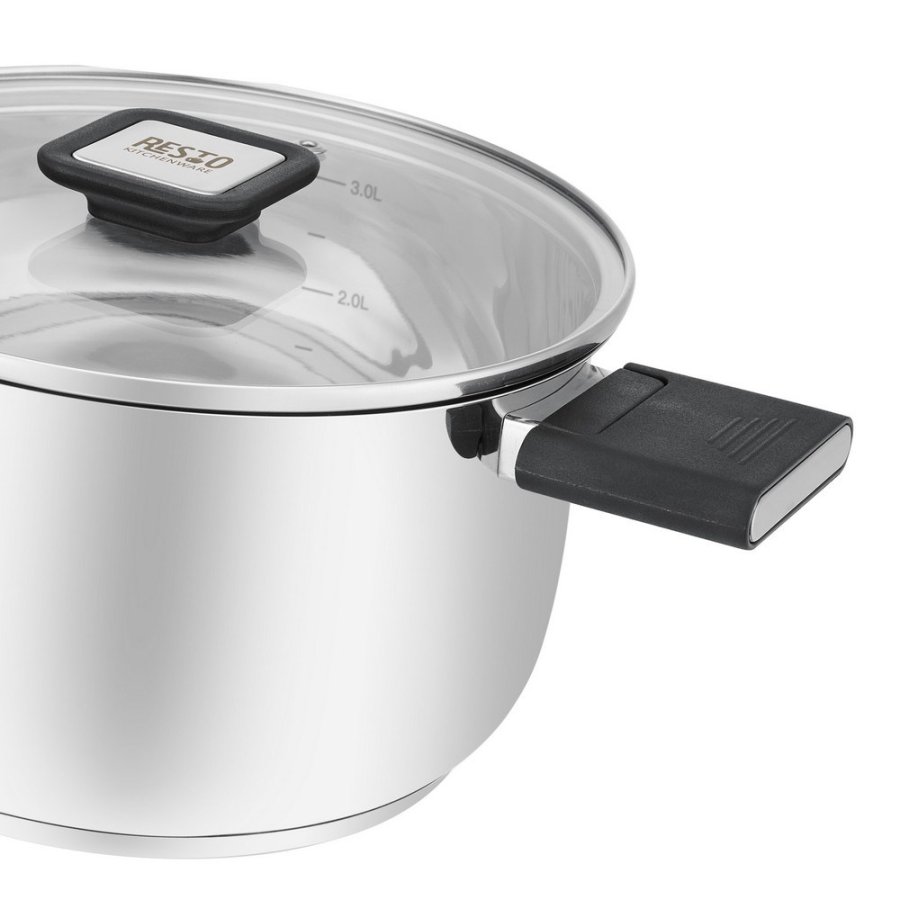Resto Kitchenware Anser 3,2 L Rund Sort, Rustfrit stl #15