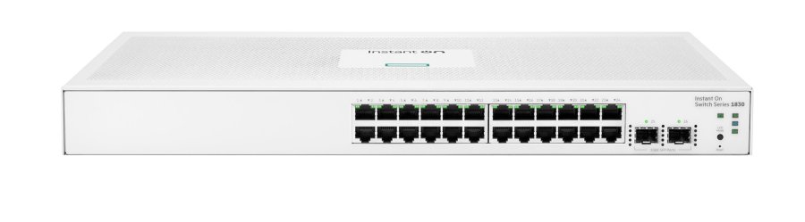 HPE Aruba Networking Networking Instant On Switch 24p Gigabit 2p SFP 1830 Administreret L2 Gigabit Ethernet (10/100/1000) Str�m over Ethernet (PoE) 1U #1
