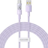 Baseus Gem USB A til USB C hurtigopladningskabel 2 m 100 W Lilla #1