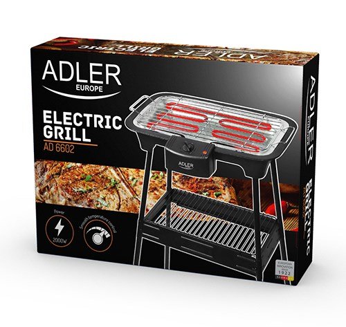 Adler AD 6602 Grill Bordplade Elektrisk Sort 2000 W #7