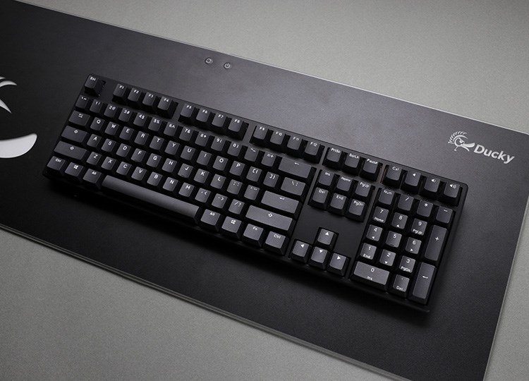 Ducky Origin Phantom Black tastatur Universel USB QWERTZ Tysk Sort #5