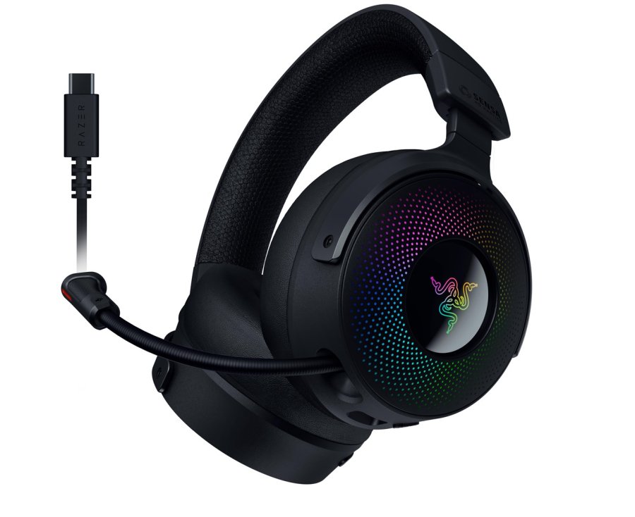 Razer Kraken V4 Pro Headset Kabel & trdls Spil USB Type-A Bluetooth Sort #7