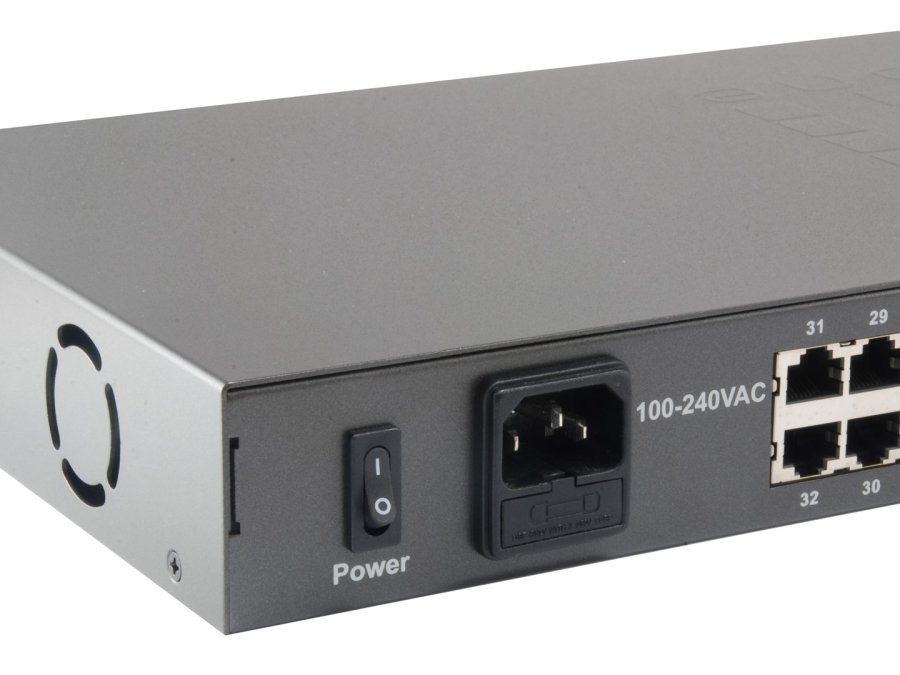 LevelOne FGP-3400W250 netv�rksswitch Ikke administreret Fast Ethernet (10/100) Str�m over Ethernet (PoE) Sort #3