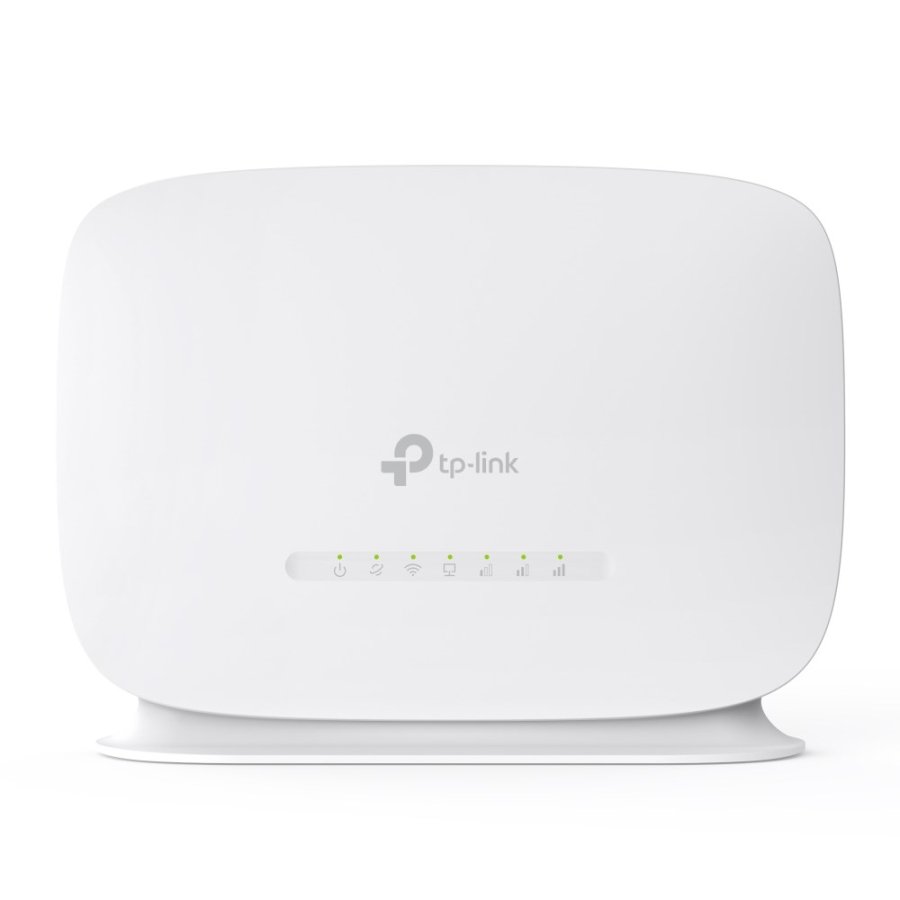 TP-Link TL-MR105 trdls router Hurtigt ethernet Enkelt band (2,4 GHz) 4G Hvid #1