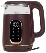 ADLER AD 1305 bordeauxfarvet elkedel #1