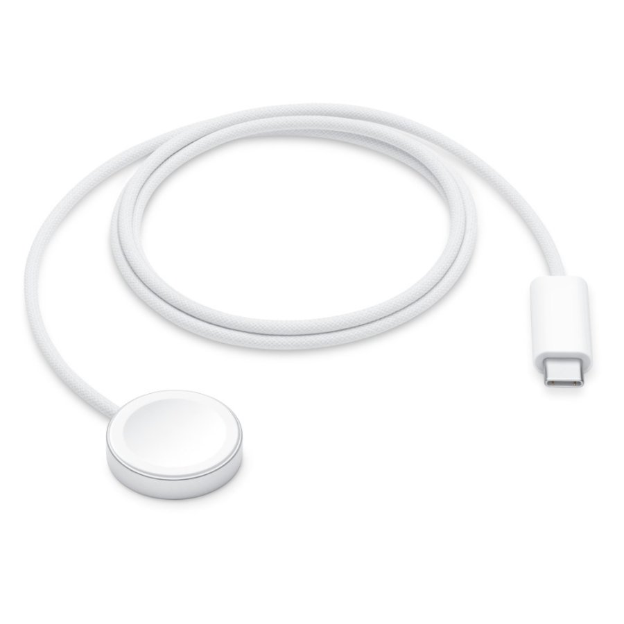 Apple MT0H3ZM/A oplader til mobil enhed SmartWatch Hvid USB Trdls opladning Hurtig opladning Indendrs #1