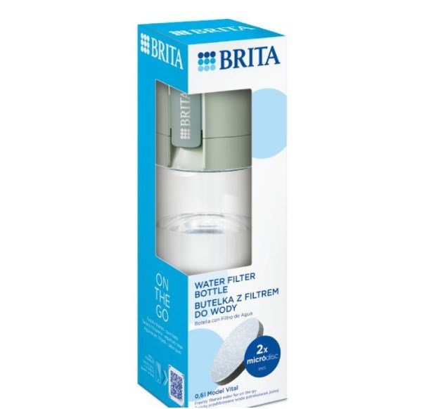 Brita Vital Filtrerende flaske 0,6 l Pastelgr�n #6