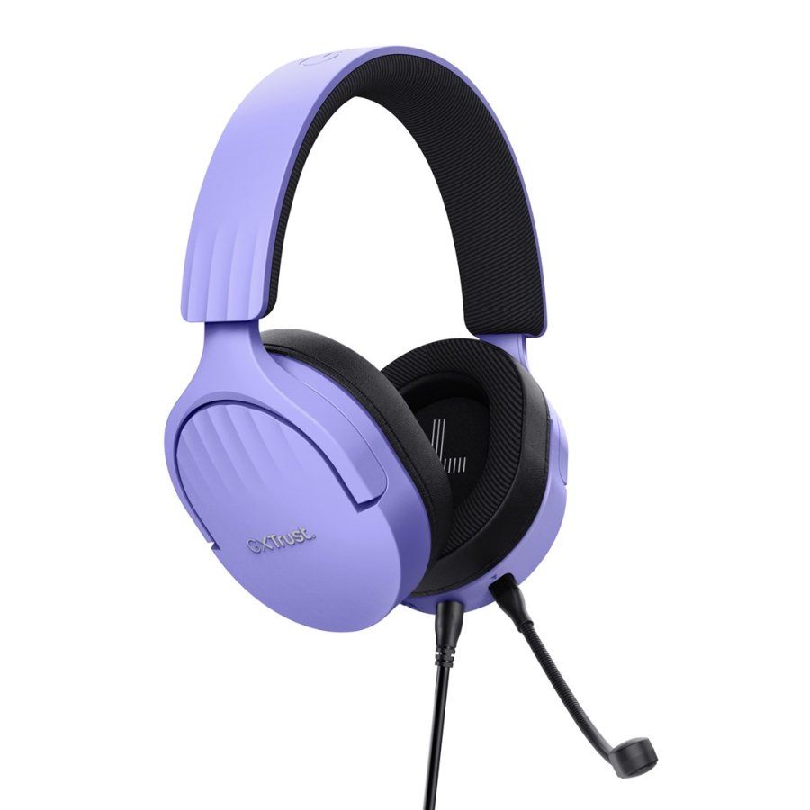 Trust GXT 489P FAYZO Headset Ledningsf�rt Spil Sort, Lilla #3