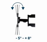 Gembird WM-55ST-01 tv-beslag 139,7 cm (55