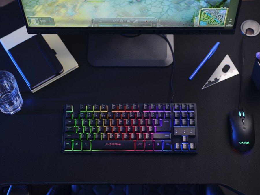Trust GXT 833 Thado tastatur Spil USB Hollandsk Sort, Slv #6