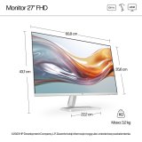 HP 27-tommer Serie 5 FHD-skrm i hvid - 527sw #8
