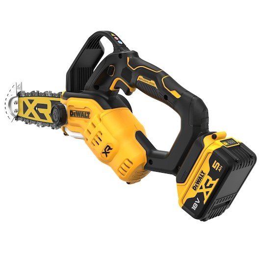 Grandininis pjuklas Akumulatorowa pila grandininis, miecz 20cm, 18V, Li-Ion 1x5,0Ah, DeWalt [DCMPS520P1-QW] #6