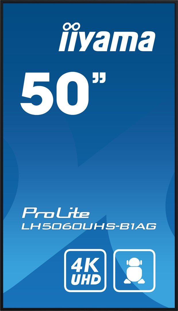 iiyama LH5060UHS-B1AG skilte display Digital A-tavle 125,7 cm (49.5