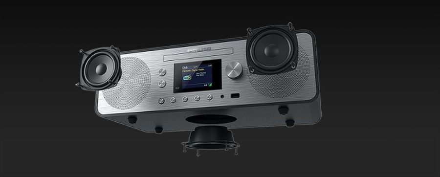 Muse M-885 DBT 80 W DAB, FM Sort MP3-afspilning #5