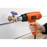 Black & Decker KX1650-QS varmepistol 740 l/min 600 C 1750 W Sort, Orange #5