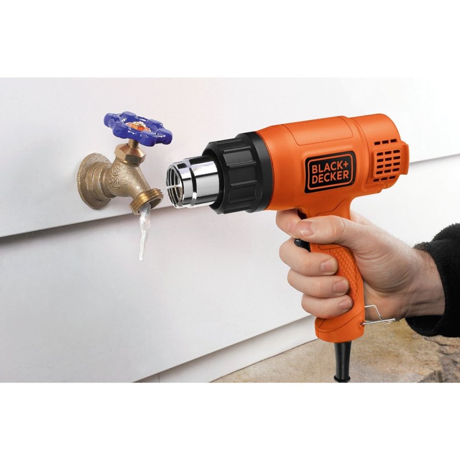 Black & Decker KX1650-QS varmepistol 740 l/min 600 C 1750 W Sort, Orange #5