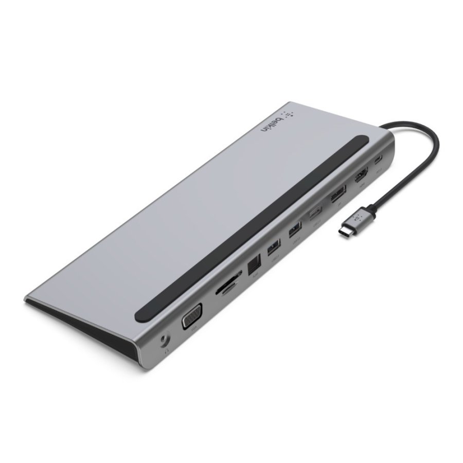 Belkin INC004BTSGY dockingstation Ledningsfrt USB 3.2 Gen 1 (3.1 Gen 1) Type-C Sort, Gr #3