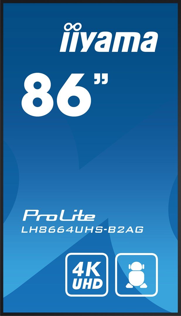 iiyama LH8664UHS-B2AG skilte display Digital fladpaneldisplay 2,18 m (86