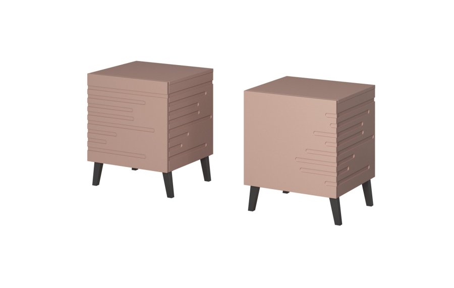 Cama sengebord NOVA 44x40x52 pink mat #1