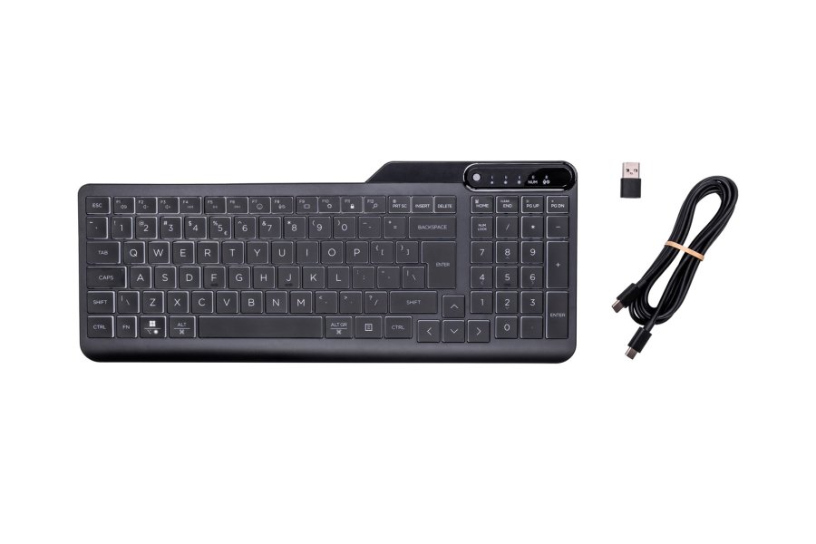 HP 400 bagbelyst tastatur med ledning #1