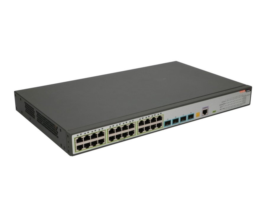 FiberHome S5800-28T-X-PE-AC netvrksswitch Administreret L2/L3 Gigabit Ethernet (10/100/1000) Strm over Ethernet (PoE) 1U Sort, Gr #4