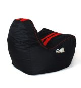 Puf GO GIFT Sort Rd Oxford tejido antidesgarros Miljvenligt lder 140 x 100 x 100 cm 140 x 100 cm #3
