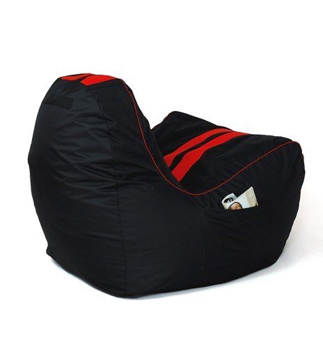 Puf GO GIFT Sort Rd Oxford tejido antidesgarros Miljvenligt lder 140 x 100 x 100 cm 140 x 100 cm #3