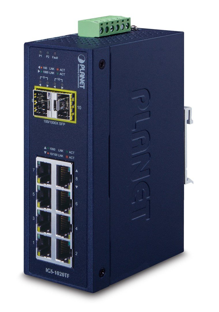 PLANET IGS-1020TF netvrksswitch Ikke administreret Gigabit Ethernet (10/100/1000) Bl #1