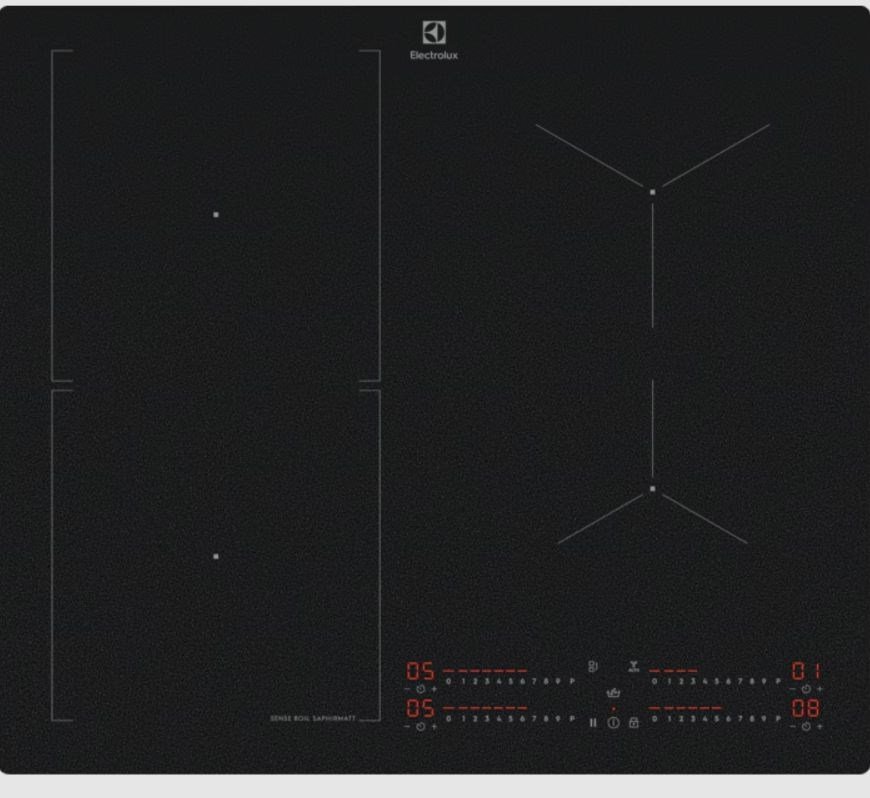 Electrolux Serie 700 EIS62453IZ Sort Indbygget 60 cm Zone induktionskogeplade 4 zone(s) #7