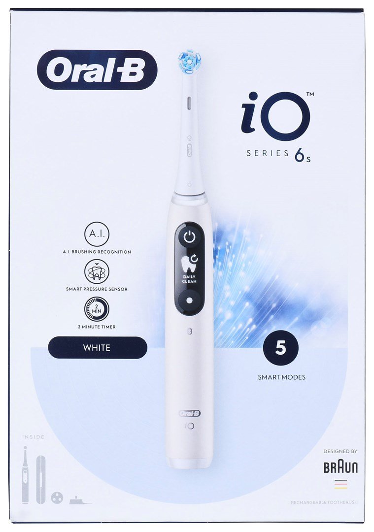 Braun Oral-B iO6 Series elektrisk tandbrste hvid #35