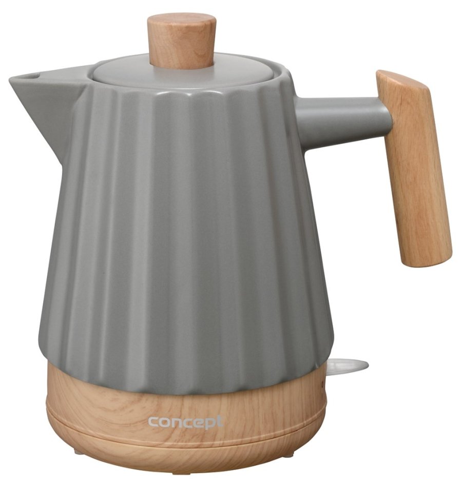 Concept RK0092 Keramisk elkedel 1,5 l Mrkegr #1