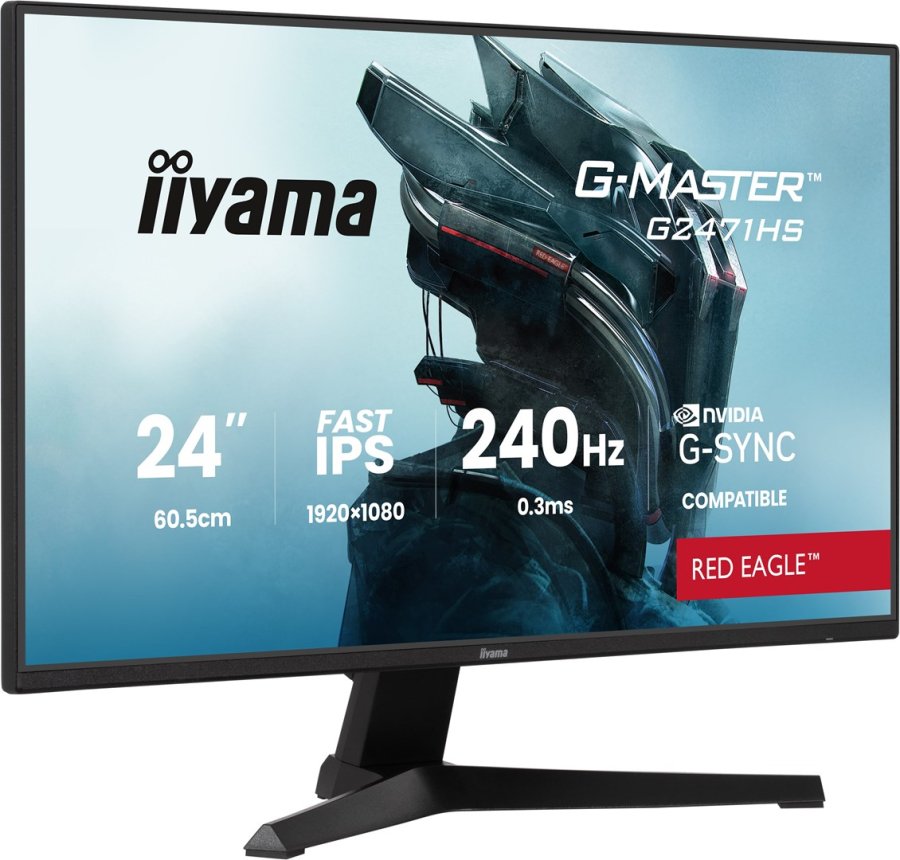 iiyama G-MASTER G2471HS-B1 computerskrm 60,5 cm (23.8