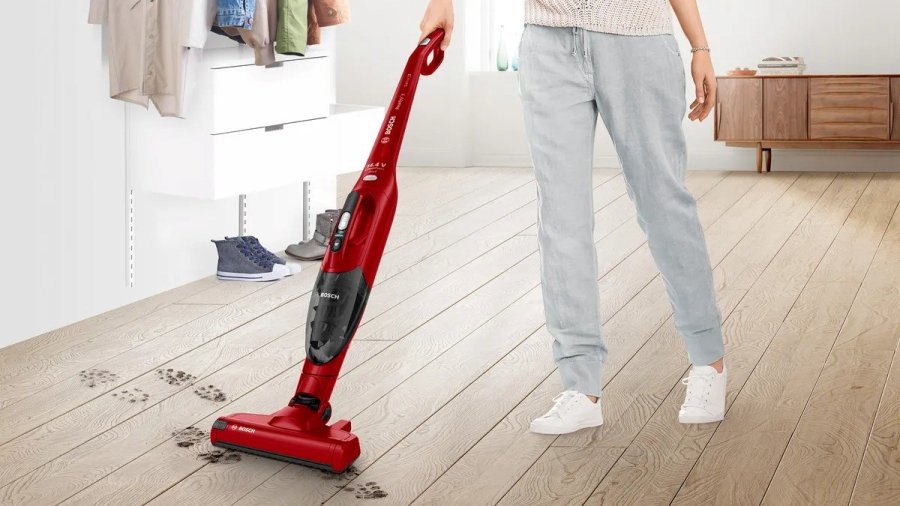 Bosch Serie 2 BBHF214R 2-i-1 ledningsfri stvsuger rd #16