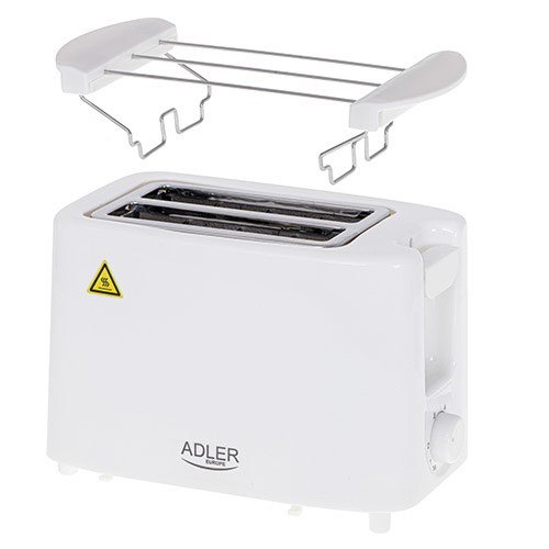 Adler AD 3223 brdrister 6 2 skive(r) 750 W Hvid #3