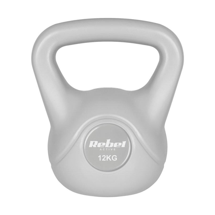 REBEL ACTIVE Kettlebell bitumin�s gr� 12 kg #2