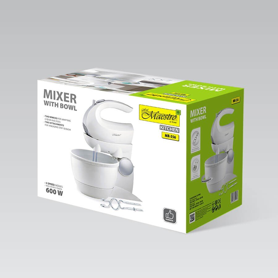 Maestro MR556 Bordmixer 600 W Hvid #4