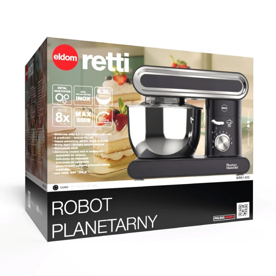 ELDOM WRK1400 PLANETARROBOT 1400-1900W SORT #12