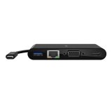 Belkin AVC005BTBK dockingstation Ledningsfrt USB 3.2 Gen 1 (3.1 Gen 1) Type-C Sort #1