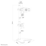 Neomounts FPMA-D550DDVBLACK skrmbeslag og -stativer 81,3 cm (32