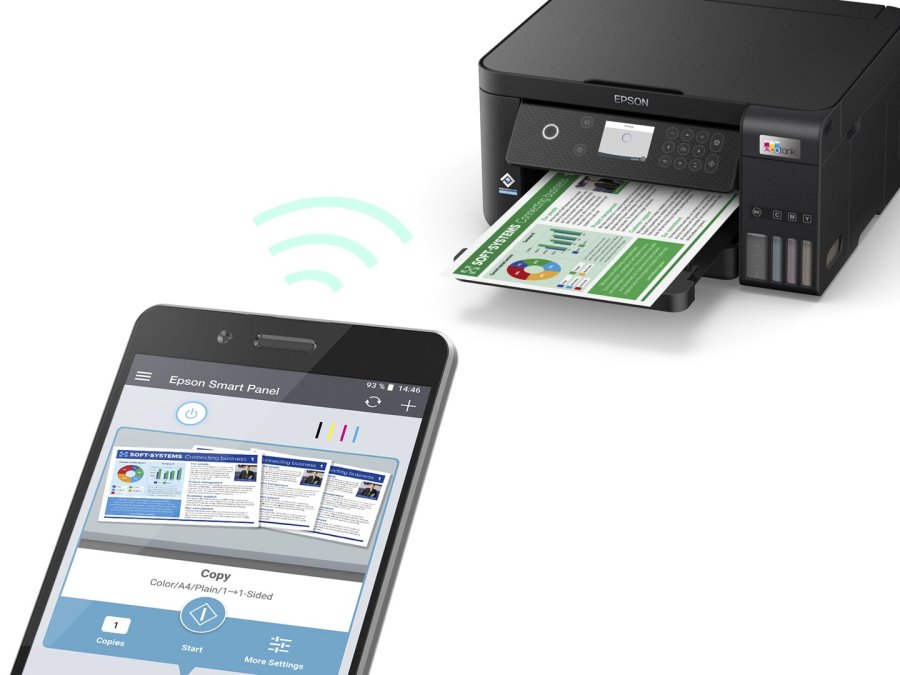 Epson L6260 Inkjet A4 4800 x 1200 dpi 33 sider pr. minut Wi-Fi #7