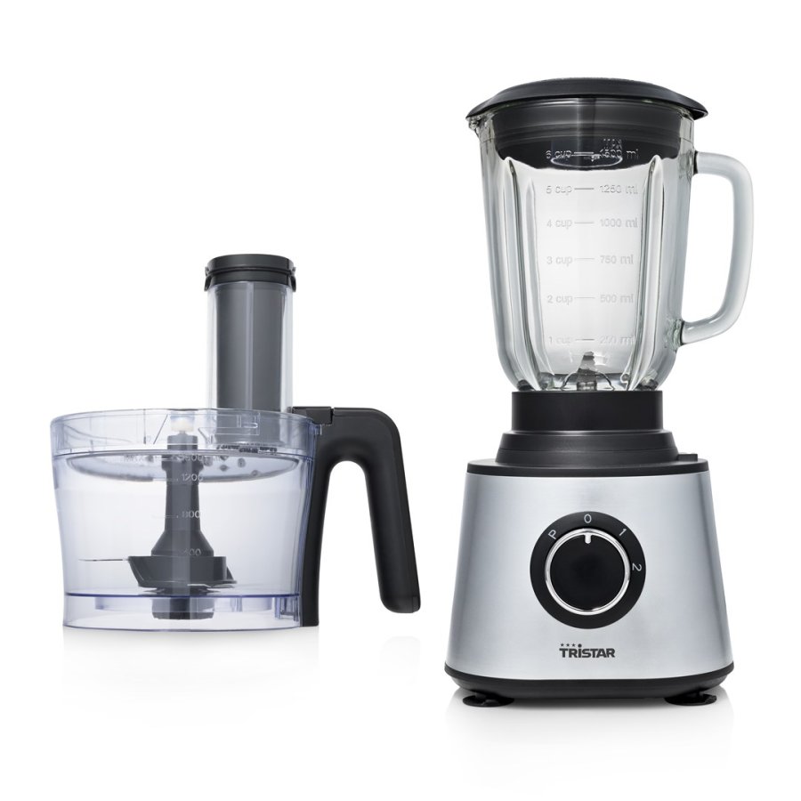 Tristar MX-4823 foodprocessor 600 W 1,5 L Sort, Rustfrit stl, Transparent #4