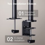 Techly ICA-LCD 582-D skrmbeslag og -stativer 81,3 cm (32