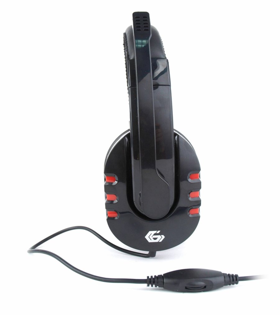 Gembird GHS-402 hovedtelefoner/headset Ledningsfrt Spil Sort #6