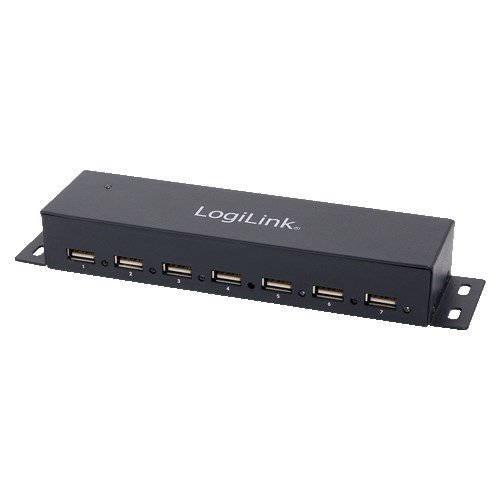 LogiLink UA0148 interface hub 480 Mbit/s Gr� #1