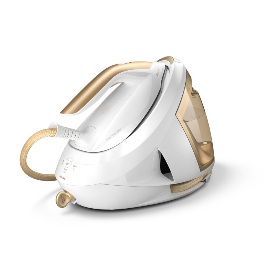 Philips PSG8040/60 Dampstrygning station 2700 W 1,8 L SteamGlide Elite-strygesl Guld, Hvid #1