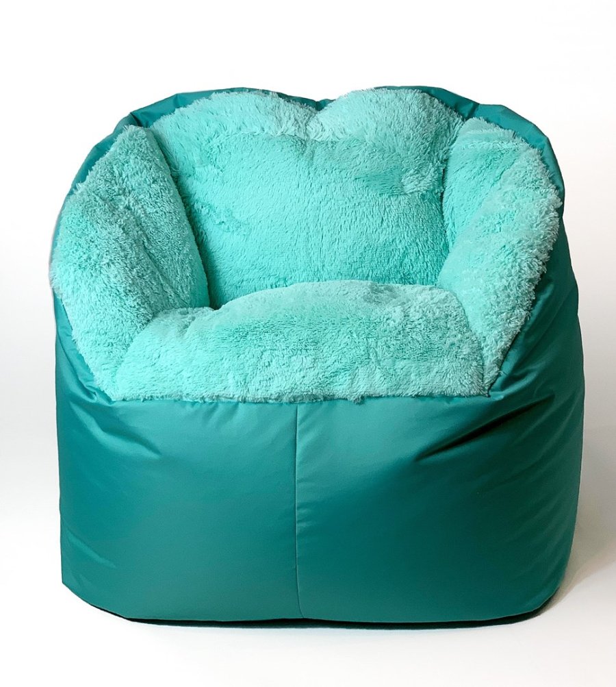 Puf GO GIFT Mint Oxford tejido antidesgarros #3