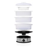 Tristar VS-3914 dampkoger 3 kurv(e) Bordplade 1200 W Sort, Rustfrit stl, Gennemsigtig #37