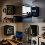 Extralink EX.2893 stativ 4U Vgmonteret stativ Sort #16